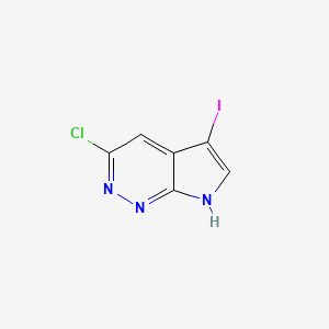 3-Chloro-5-iodo-7H-pyrrolo[2,3-c]pyridazine - (2416229-23-5)