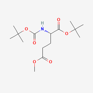(S)-1-tert-Butyl 5-methyl 2-((tert-butoxycarbonyl)amino)pentanedioate - (24277-38-1)