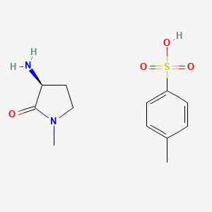 (3S)-3-amino-1-methyl-pyrrolidin-2-one;4-methylbenzenesulfonic acid - (2449063-37-8)