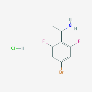 (R)-1-(4-Bromo-2,6-difluorophenyl)ethan-1-aminehydrochloride - (2460740-58-1)