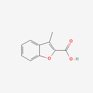 2-Benzofurancarboxylic acid, 3-methyl- - (24673-56-1)