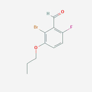 2-Bromo-6-fluoro-3-propoxybenzaldehyde - (2484888-90-4)