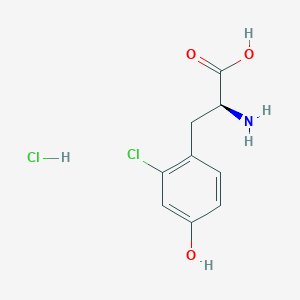 (S)-2-Amino-3-(2-chloro-4-hydroxyphenyl)propanoic acid hydrochloride - (2489613-06-9)