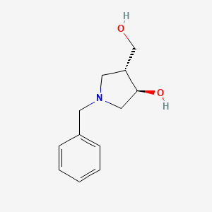 (3r,4r)-1-benzyl-4-hydroxy-3-pyrrolidinemethanol - (253129-03-2)