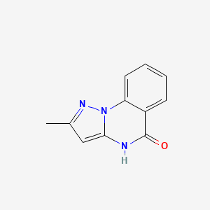 2-Methylpyrazolo[1,5-a]quinazolin-5(4H)-one - (25468-50-2)