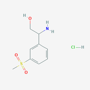 (S)-2-Amino-2-(3-(methylsulfonyl)phenyl)ethan-1-olhydrochloride - (2554776-05-3)