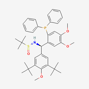 (R)-N-[(R)-(3,5-Di-tert-butyl-4-methoxyphenyl)[2-(diphenylphosphino)-4,5-dimethoxyphenyl]methyl]-2-methylpropane-2-sulfinamide - (2565792-47-2)