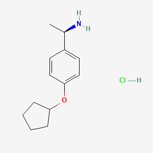 (R)-1-(4-(Cyclopentyloxy)phenyl)ethanamine hydrochloride - (2565792-88-1)