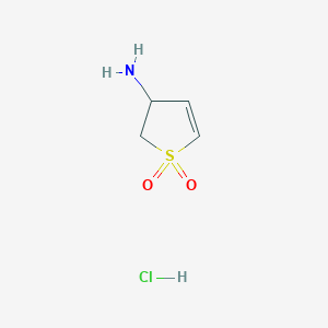 (3R)-1,1-dioxo-2,3-dihydrothiophen-3-amine;hydrochloride - (2566444-22-0)