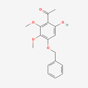 1-(4-(benzyloxy)-6-hydroxy-2,3-dimethoxyphenyl)ethanone - (25892-95-9)