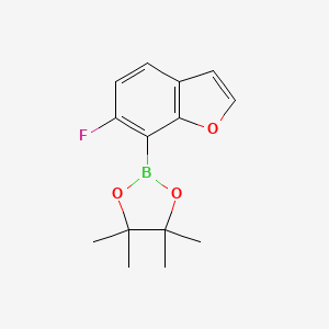 2-(6-fluorobenzofuran-7-yl)-4,4,5,5-tetramethyl-1,3,2-dioxaborolane - (2614262-12-1)