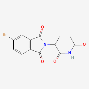 5-bromo-2-(2,6-dioxopiperidin-3-yl)isoindoline-1,3-dione - (26166-92-7)