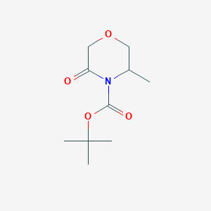 tert-butyl (3S)-3-methyl-5-oxo-morpholine-4-carboxylate - (2632993-39-4)