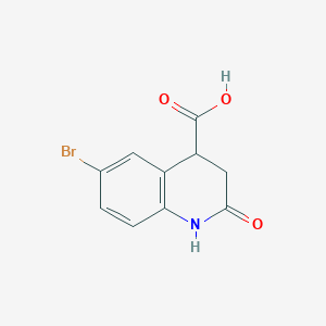 6-bromo-2-oxo-1,2,3,4-tetrahydroquinoline-4-carboxylic acid - (264276-41-7)