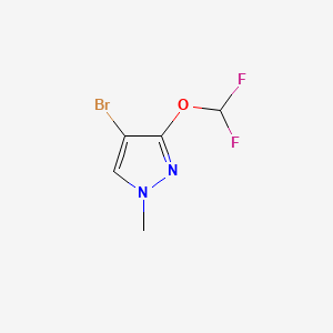 4-BROMO-3-(DIFLUOROMETHOXY)-1-METHYL-1H-PYRAZOLE - (2665661-07-2)