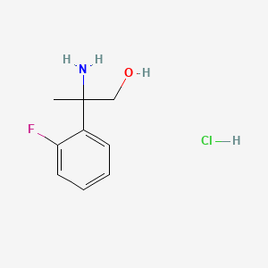 2-Amino-2-(2-fluorophenyl)propan-1-ol hydrochloride - (2665661-13-0)