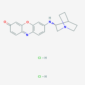 (R)-7-(Quinuclidin-3-ylamino)-3H-phenoxazin-3-one dihydrochloride - (2682096-93-9)