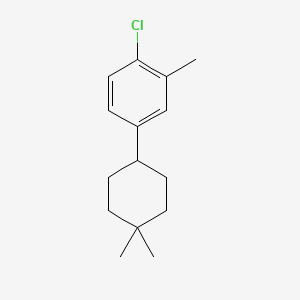 1-Chloro-4-(4,4-dimethylcyclohexyl)-2-methylbenzene - (2682114-36-7)