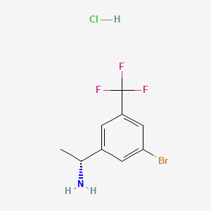 (R)-1-(3-Bromo-5-(trifluoromethyl)phenyl)ethan-1-amine hydrochloride - (2703746-07-8)