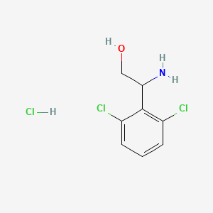 2-Amino-2-(2,6-dichlorophenyl)ethan-1-ol hydrochloride - (2703756-66-3)