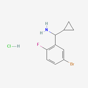 (5-Bromo-2-fluorophenyl)(cyclopropyl)methanamine hydrochloride - (2703756-83-4)