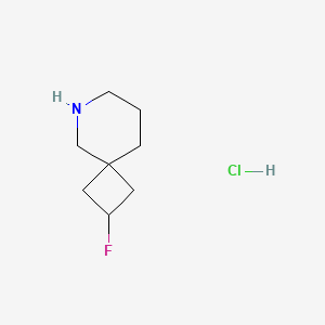 2-Fluoro-6-azaspiro[3.5]nonane hydrochloride - (2708280-47-9)