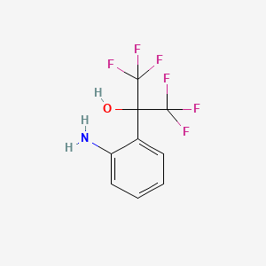 2-(2-Aminophenyl)-1,1,1,3,3,3-hexafluoropropan-2-ol - (2713-62-4)