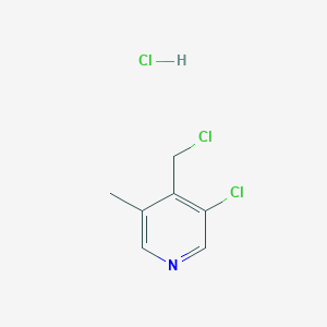 3-CHLORO-4-(CHLOROMETHYL)-5-METHYL-PYRIDINE HYDROCHLORIDE - (2725790-93-0)