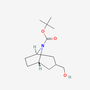 tert-Butyl (1R,5S)-3-(hydroxymethyl)-8-azabicyclo[3.2.1]octane-8-carboxylate - (273207-58-2)