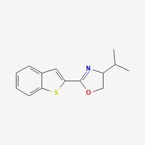 (R)-2-(Benzo[b]thiophen-2-yl)-4-isopropyl-4,5-dihydrooxazole - (2757084-00-5)