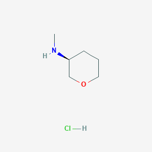 (3S)-N-methyltetrahydropyran-3-amine;hydrochloride - (2772476-22-7)