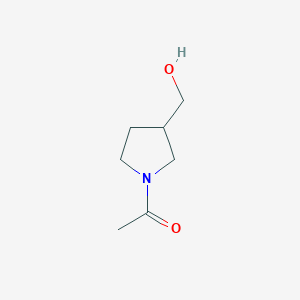 1-[(3R)-3-(hydroxymethyl)pyrrolidin-1-yl]ethan-1-one - (2784591-20-2)
