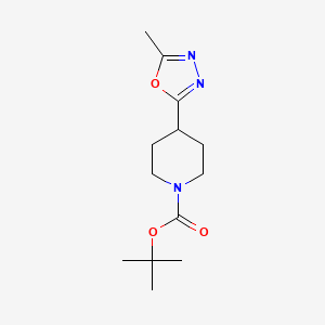 1-Boc-4-(5-Methyl-1,3,4-oxadiazol-2-yl)piperidine - (280110-69-2)