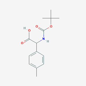 TERT-BUTOXYCARBONYLAMINO-P-TOLYL-ACETIC ACID - (28044-77-1)