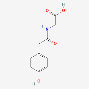 2-[[2-(4-hydroxyphenyl)acetyl]amino]acetic acid - (28116-23-6)