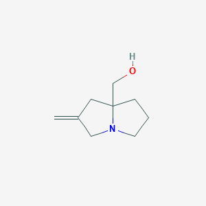 [(8R)-6-methylene-2,3,5,7-tetrahydro-1H-pyrrolizin-8-yl]methanol - (2820538-02-9)