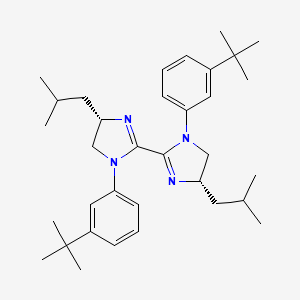 (4S,4'S)-1,1'-Bis(3-(tert-butyl)phenyl)-4,4'-diisobutyl-4,4',5,5'-tetrahydro-1H,1'H-2,2'-biimidazole - (2828440-25-9)