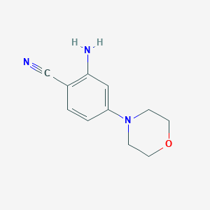 2-Amino-4-(4-morpholinyl)benzonitrile - (28340-72-9)