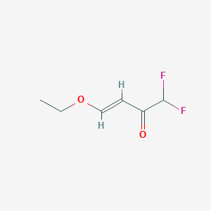 3-Buten-2-one,  4-ethoxy-1,1-difluoro-,  (3E)- - (285135-89-9)