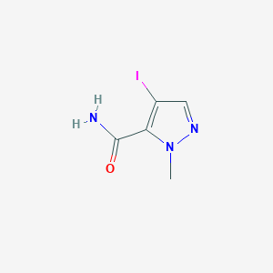 4-Iodo-2-methylpyrazole-3-carboxamide - (292855-29-9)