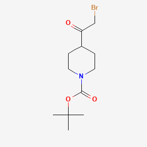 tert-Butyl 4-(2-bromoacetyl)piperidine-1-carboxylate - (301221-79-4)