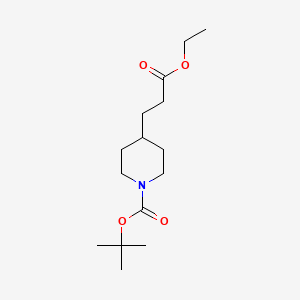 Tert-Butyl 4-(3-Ethoxy-3-Oxopropyl)Piperidine-1-Carboxylate - (301232-45-1)