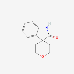 Spiro[3H-indole-3,4'-[4H]pyran]-2(1H)-one, 2',3',5',6'-tetrahydro- - (304876-29-7)