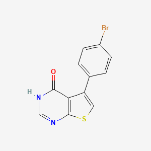 Thieno[2,3-d]pyrimidin-4(1H)-one, 5-(4-bromophenyl)- - (307512-24-9)