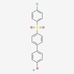 [1,1'-Biphenyl]-4-ol, 4'-[(4-chlorophenyl)sulfonyl]- - (30809-75-7)