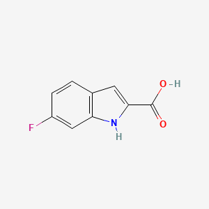 1H-Indole-2-carboxylic acid, 6-fluoro- - (3093-97-8)