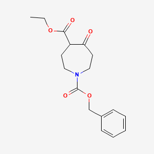 1-Benzyl 4-ethyl 5-oxoazepane-1,4-dicarboxylate - (31696-09-0)
