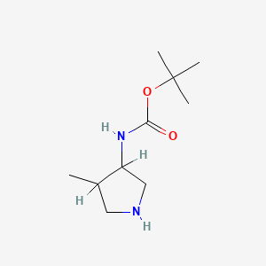 tert-Butyl ((3S,4R)-4-methylpyrrolidin-3-yl)carbamate - (319906-53-1)