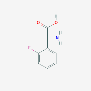 2-amino-2-(2-fluorophenyl)propanoic acid - (320-58-1)