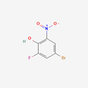 4-Bromo-2-fluoro-6-nitrophenol - (320-76-3)